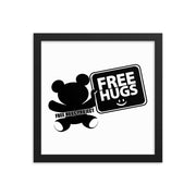 Free Hugs Framed Poster