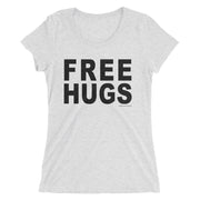 Women's Tri-Blend Free Hugs T-Shirt - Light Color Collection